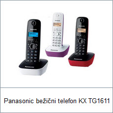 Panasonic bežični telefon KX TG1611